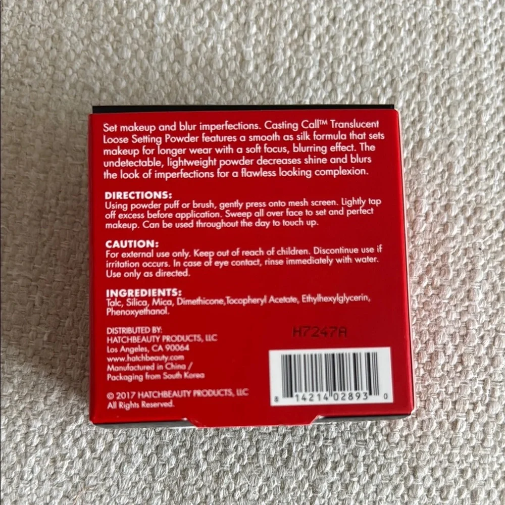NWT KRISTOFER BUCKLE TRANSLUCENT LOOSE SETTING POWDER .37 Oz